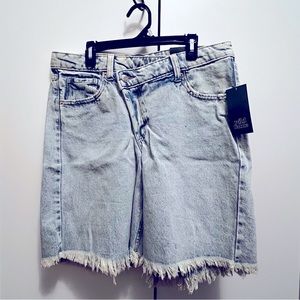 Denim High Waisted Shorts